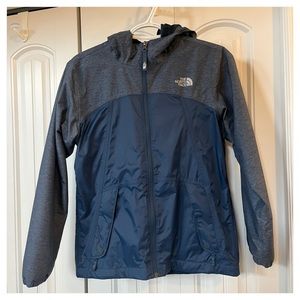Size 14 The North Face Girls' Zipline Fleece Line Rain Jacket